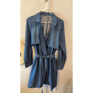 Mystree Denim Belted Jacket